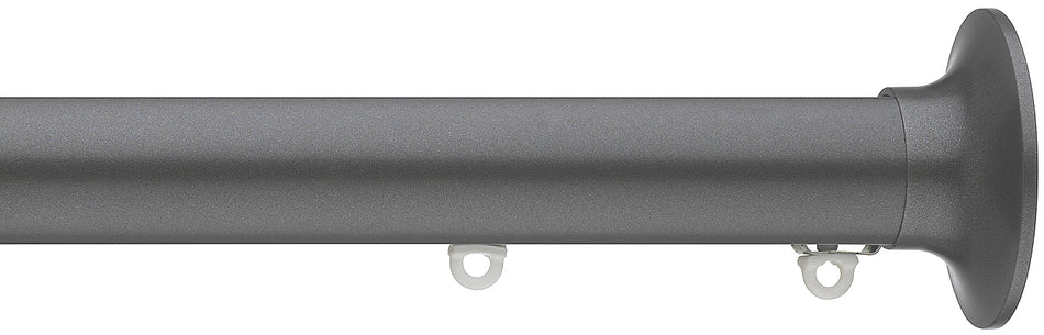 Silent Gliss Metropole 30mm 7610 Gun Metal Taper Finial