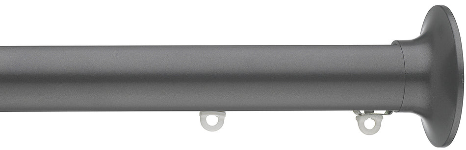Silent Gliss Metropole 30mm 7610 Charcoal Taper Finial
