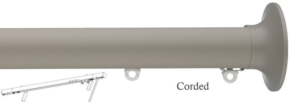 Silent Gliss Corded Metropole 30mm 7630 Ochre Taper Finial