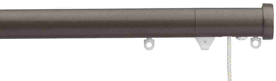 Silent Gliss Corded Metropole 30mm 7630 Bronze Stud Endcap Finial