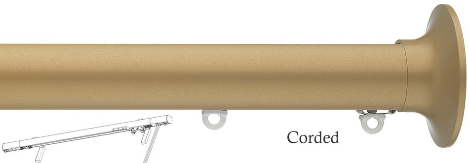 Silent Gliss Corded Metropole 30mm 7630 Sand Taper Finial