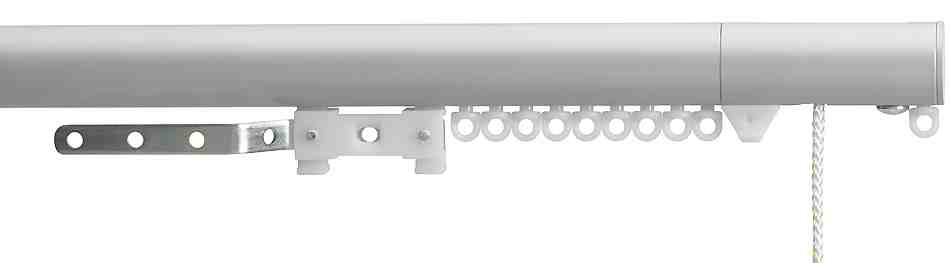 Silent Gliss Corded Metropole 30mm 7630 Anodic Grey Flush Endcap Finial