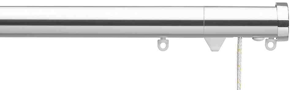 Silent Gliss Corded Metropole 30mm 7630 Chrome Stud Endcap Finial