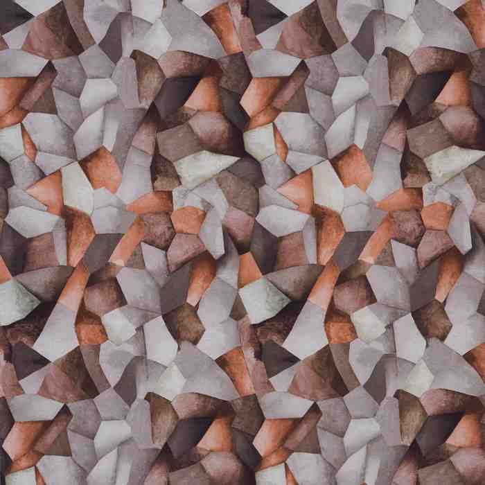 Prestigious Textiles Perspective Statue Rust Fabric