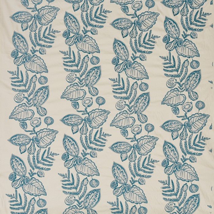 Prestigious Textiles Sri Lanka Summer Fruits Indigo Fabric
