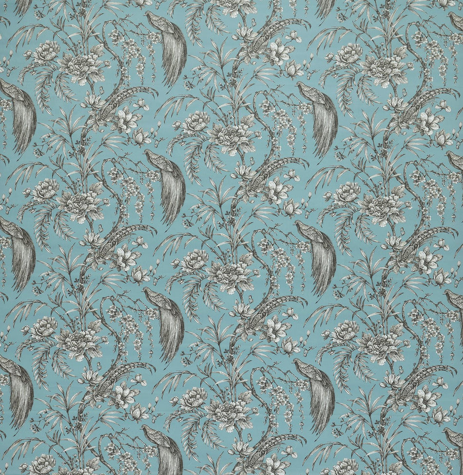 Ashley Wilde Tahiti Botanist Sky Fabric