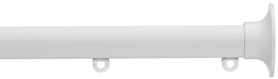 Silent Gliss Metropole 23mm 7600 White Taper Finial