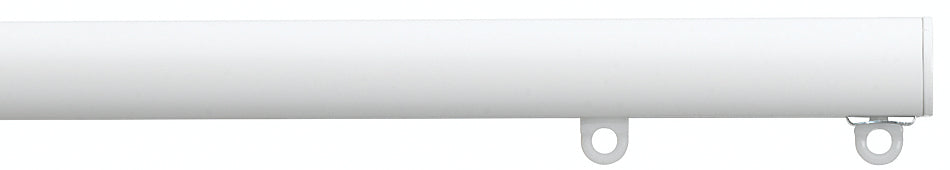 Silent Gliss Metropole 23mm 7600 Matt White Flush Endcap Finial