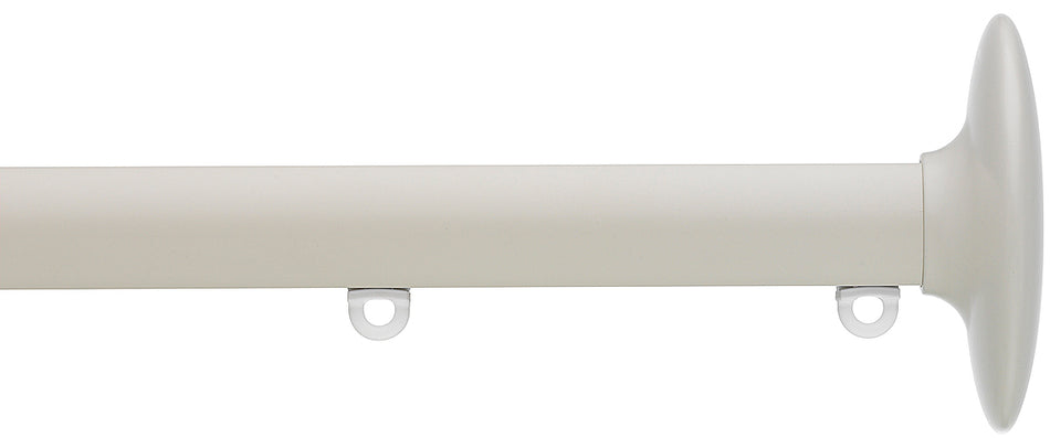 Silent Gliss Metropole 23mm 7600 Ecru Ellipse Finial