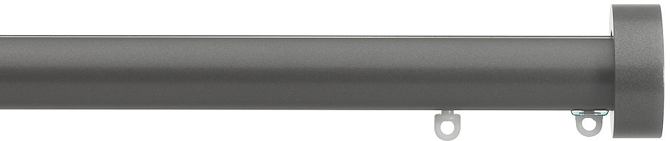 Silent Gliss Metropole 23mm 7600 Gun Metal Design Endcap Finial