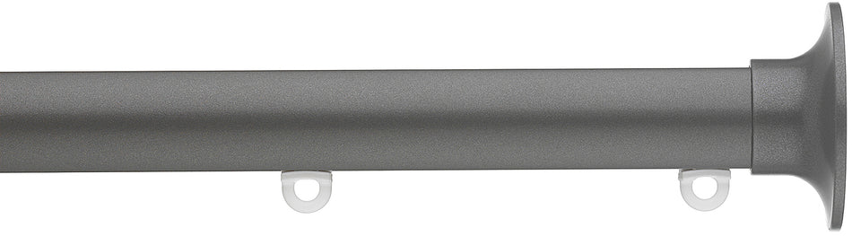 Silent Gliss Metropole 23mm 7600 Gun Metal Taper Finial