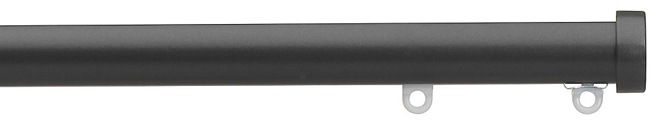 Silent Gliss Metropole 23mm 7600 Charcoal Stud Endcap Finial