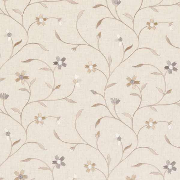 Clarke & Clarke Ribble Valley Mellor Natural Fabric