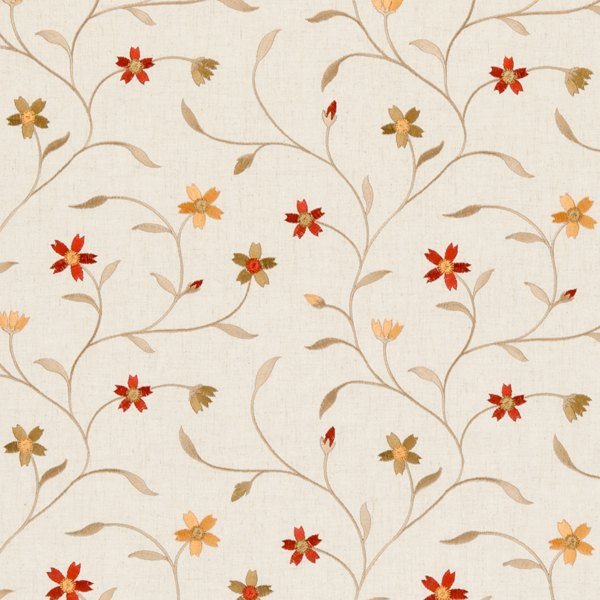 Clarke & Clarke Ribble Valley Mellor Spice Fabric