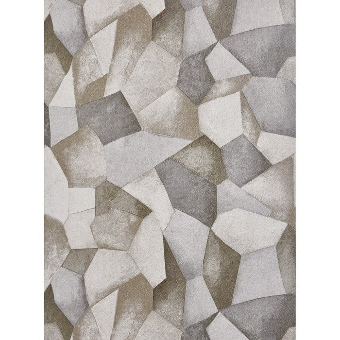 Prestigious Textiles Perspective Sculptor Pewter Wallpaper