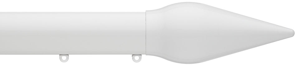 Silent Gliss Metropole 50mm 7620 White Spear Finial