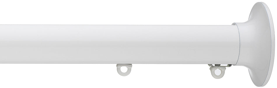 Silent Gliss Metropole 50mm 7620 White Taper Finial