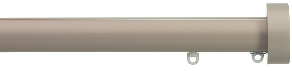 Silent Gliss Metropole 50mm 7620 Taupe Design Endcap Finial