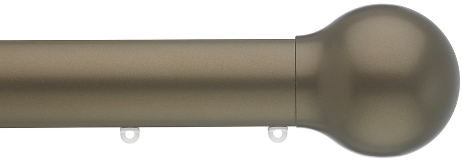 Silent Gliss Metropole 50mm 7620 Antique Bronze Ball End Finial