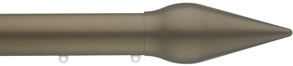 Silent Gliss Metropole 50mm 7620 Antique Bronze Spear Finial