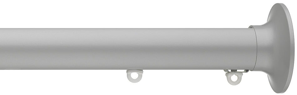 Silent Gliss Metropole 50mm 7620 Anodic Grey Taper Finial