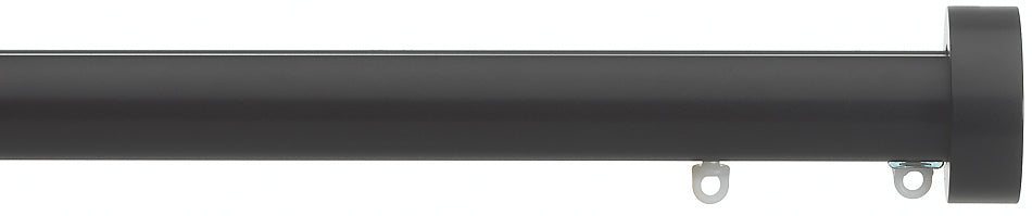 Silent Gliss Metropole 50mm 7620 Black Design Endcap Finial