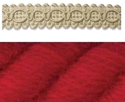 Troynorth Cosmos Nebula Braid Trim, Red Giant
