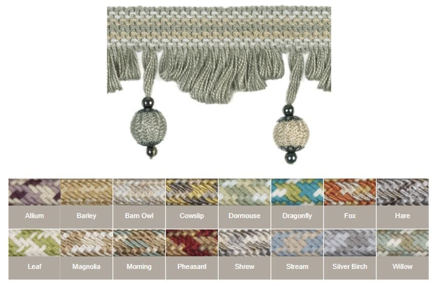 Troynorth Cotswold Tetbury Beaded Fringe Trimming