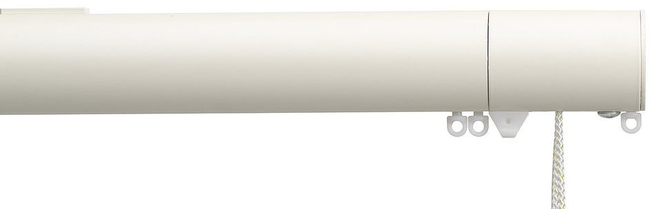 Silent Gliss Corded Metropole 50mm 7640 Ecru Flush Endcap Finial