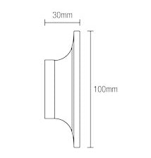 Silent Gliss Corded Metropole 50mm 7640 Anodic Grey Taper Finial