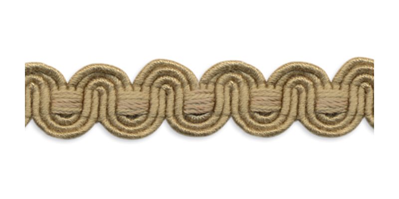 Troynorth Chiswick Scroll Gimp Braid, Mink