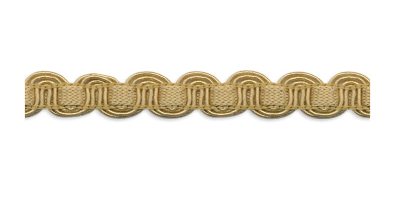 Troynorth Minsk Scroll Gimp Braid, Blonde