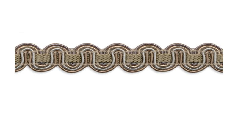 Troynorth Minsk Scroll Gimp Braid, Dewdrop