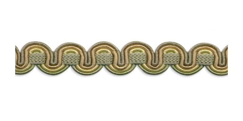 Troynorth Minsk Scroll Gimp Braid, Glade