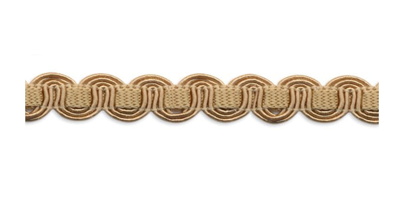 Troynorth Minsk Scroll Gimp Braid, Pebble