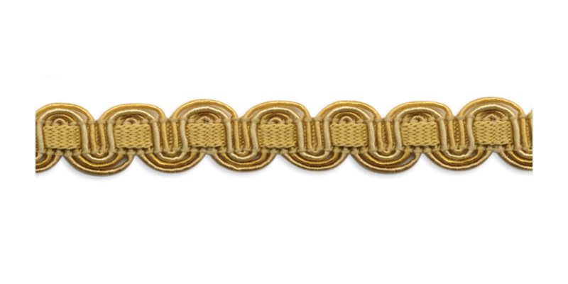 Troynorth Minsk Scroll Gimp Braid, Shimmer