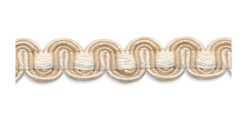 Troynorth Villa Scroll Gimp Braid, Dune