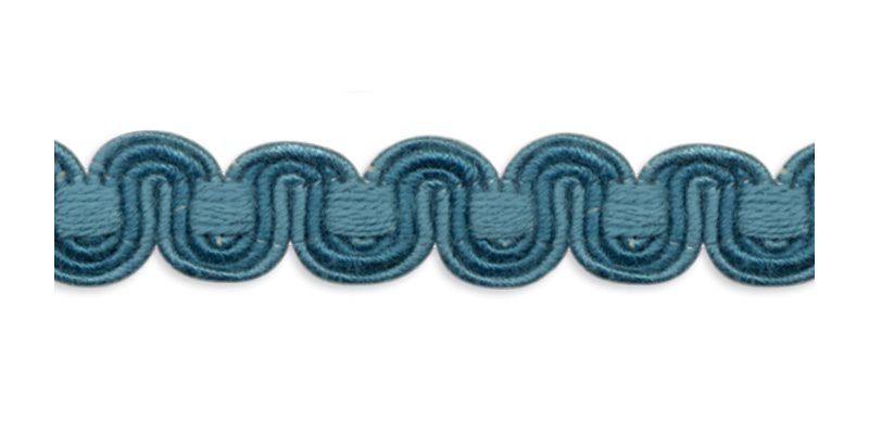 Troynorth Villa Scroll Gimp Braid, Rainforest