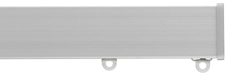 Silent Gliss Metroflat 36mm 7605 Curtain Track Silver Stud Endcap