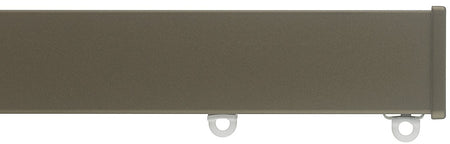 Silent Gliss Metroflat 36mm 7605 Curtain Track Antique Bronze Stud Endcap