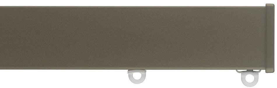 Silent Gliss Metroflat 36mm 7605 Curtain Track Antique Bronze Stud Endcap