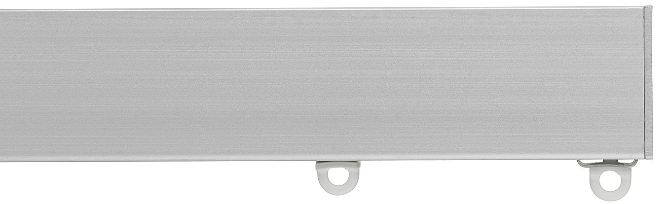 Silent Gliss Metroflat 36mm 7605 Curtain Track Silver Flush Endcap