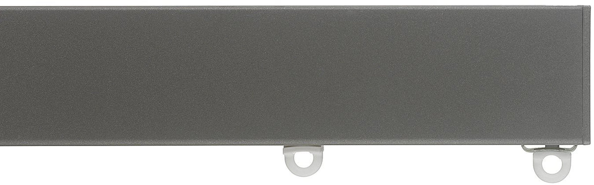 Silent Gliss Metroflat 36mm 7605 Curtain Track Gun Metal Flush Endcap
