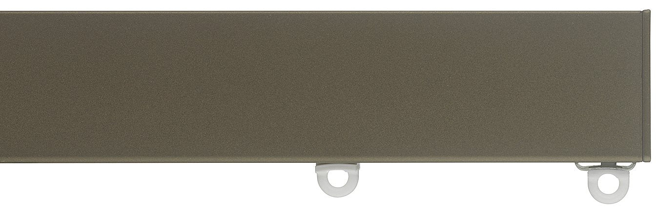 Silent Gliss Metroflat 36mm 7605 Curtain Track Antique Bronze Flush Endcap