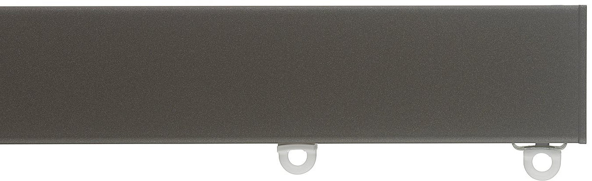 Silent Gliss Metroflat 36mm 7605 Curtain Track Bronze Flush Endcap