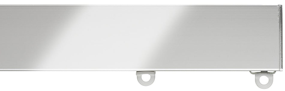 Silent Gliss Metroflat 36mm 7605 Curtain Track Chrome Flush Endcap