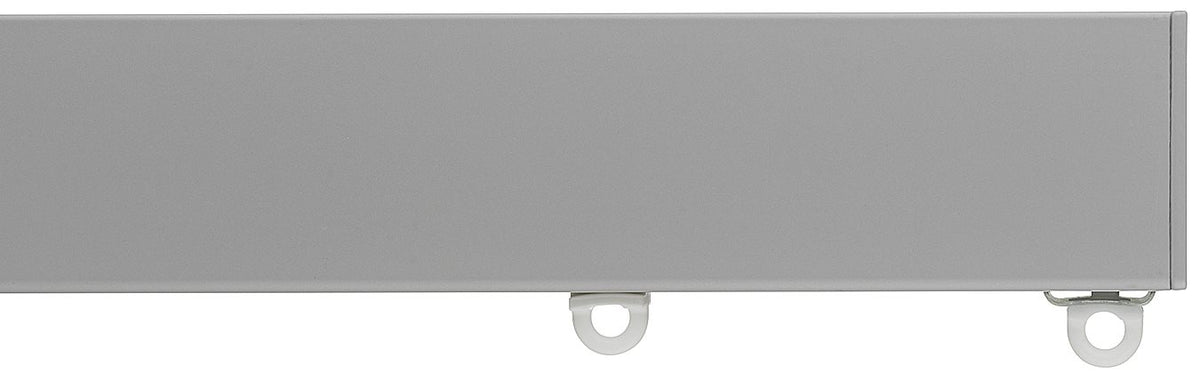 Silent Gliss Metroflat 36mm 7605 Curtain Track Anodic Grey Flush Endcap
