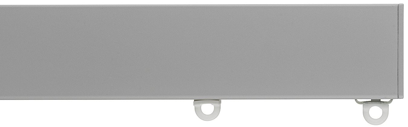Silent Gliss Metroflat 36mm 7605 Curtain Track Anodic Grey Flush Endcap
