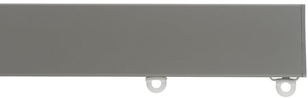 Silent Gliss Metroflat 36mm 7605 Curtain Track Slate Grey Flush Endcap