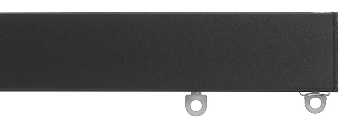 Silent Gliss Metroflat 36mm 7605 Curtain Track Charcoal Flush Endcap